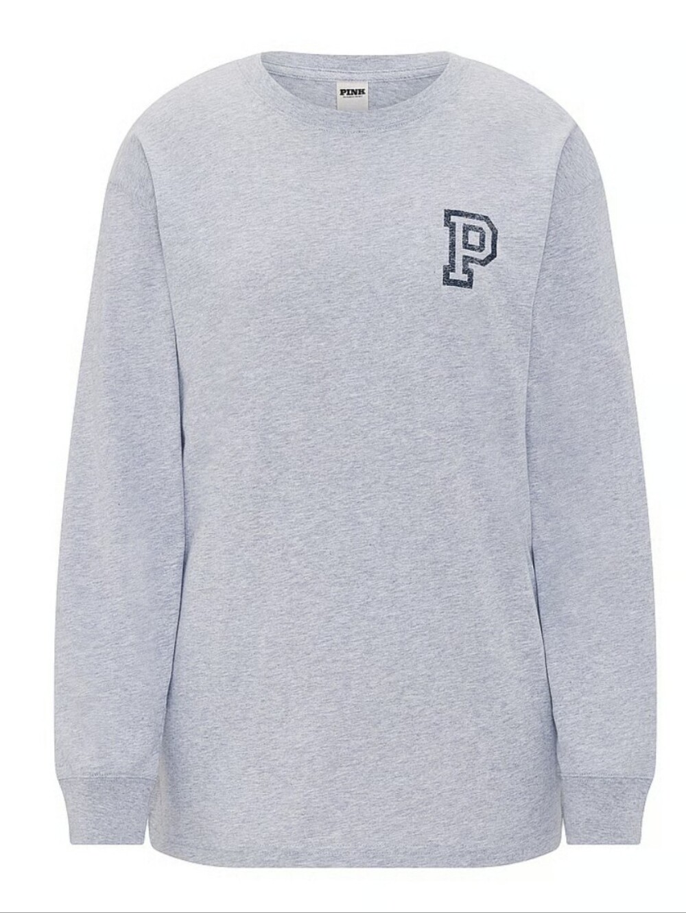 VS PINK Campus Cotton Long-Sleeve Tee Sz XXS